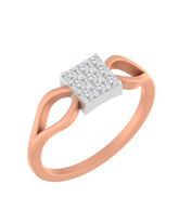 18K Gold & Diamond Ring For Women KRE10517